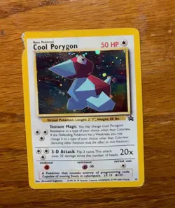 Pokemon Cool Porygon #15 Holo WOTC Black Star Promo - Image 2