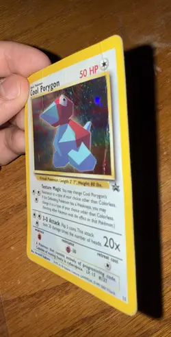 Pokemon Cool Porygon #15 Holo WOTC Black Star Promo - Image 3
