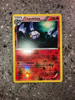 Pokemon TCG Cards Chandelure 20/99 Next Destinies Reverse Holo Rare NM - Image 3