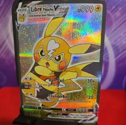 Libre Wrestling Cosplay Pikachu Custom Fan Art Card Series Pokemon FREE SHIPPING - Image 3