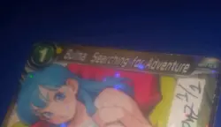 Bulma Searching For Adventure Waifu Card Dragon Ball Super - Image 3