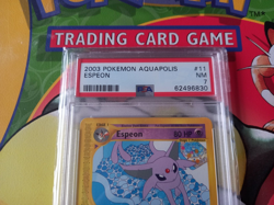 Espeon 11/147 Rare PSA 7 NM Aquapolis Pokemon Card - Image 3