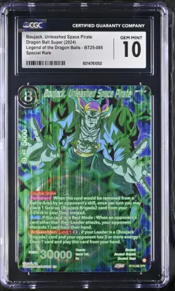 Boujack Unleashed Space Pirate SPR BT25-085 Dragon Ball Super Card - CGC 10 - Image 1