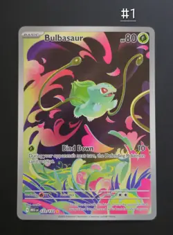 Pokemon TCG Bulbasaur IR 133/132 Mega Evolutions (One card) - Image 1