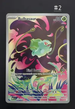 Pokemon TCG Bulbasaur IR 133/132 Mega Evolutions (One card) - Image 3