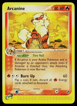 Pokemon Card - Arcanine Sandstorm 15/100 Rare - Image 1
