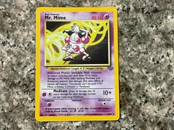 Mr. Mime - Vintage Holofoil Pokemon Card! - Image 2