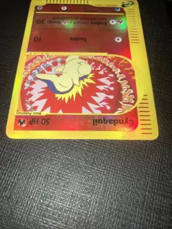 Vintage 2002 Nintendo Pokemon Cyndaquil Expedition Reverse Holo Card 105/165 - Image 5
