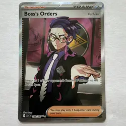 Pokemon Boss's Orders Corbeau Full Art Ultra Rare Trainer Card 256/217 ASC - Image 1