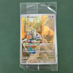 SEALED Mimikyu 075 Sv: Scarlet & Violet Black Star Promo Card Holo Pokemon Card - Image 1