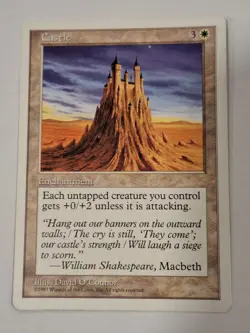 Castle - 5th Edition Core Set - Magic the Gathering MTG Nice! - Image 1