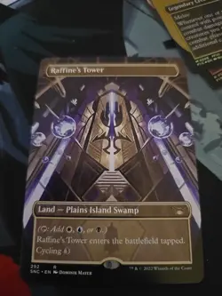 MTG Raffines's Tower Borderless Streets Of New Capenna - Image 1
