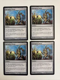 MTG 4x Springleaf Drum Lorwyn Modern Pauper Magic the Gathering Card x4 NM - Image 1