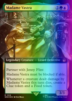 MTG Magic the Gathering Madame Vastra (1016/1448) Doctor Who LP FOIL- Surge - Image 1