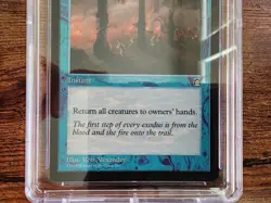 MTG Evacuation ⭐CGC Graded 10 GEM MINT⭐ ⭐Stronghold⭐ 1998 Magic - Image 4