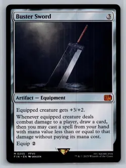 Magic: The Gathering -FINAL FANTASY- Buster Sword (MYTHIC) #255 - Image 1