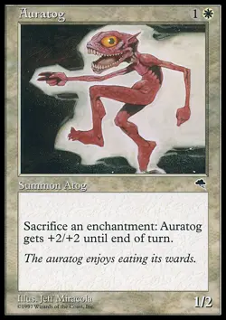 MTG Magic the Gathering Auratog (6/350) Tempest MP - Image 1