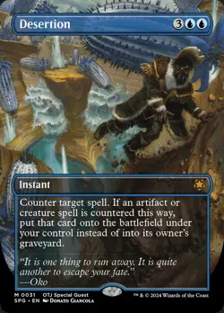 MTG Magic the Gathering Desertion (31/47) Special Guests NM - Image 1