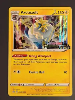 Arctozolt SWSH036 | STAFF Prerelease | Darkness Ablaze | Pokemon Card - Image 1