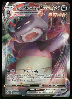 Galarian Slowking VMAX 100/198 Holo VMAX Rare Chilling Reign Pokemon Holo NM - Image 1