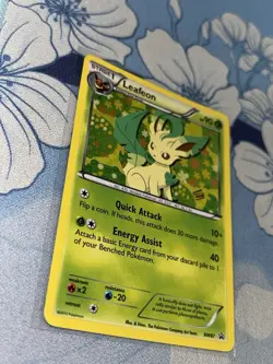 Pokemon TCG Leafeon BW87 Black Star Promo Pokemon Card MP Condition - Image 3