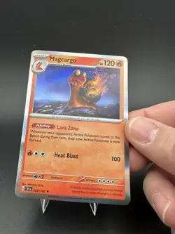 Magcargo 029/162 Holo Rare Temporal Forces Pokemon - Pack Fresh - Near Mint NM - Image 2