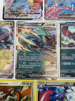 Salamence VMAX, EX, Roaring Moon EX, Full Art, R Reader, Pokemon TCG Cards - Image 5