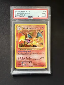 2016 POKEMON XY EVOLUTIONS # 11/108 CHARIZARD HOLO PSA 9 - English - Image 1