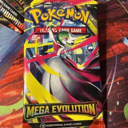 Lot of 10 Pokemon TCG Mega Evolution Booster Packs Factory Sealed NEW Random Art - Image 2