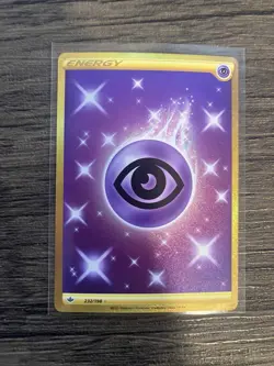 Pokemon Chilling Reign PSYCHIC ENERGY Gold Secret Rare Full Art #232/198 - Image 1
