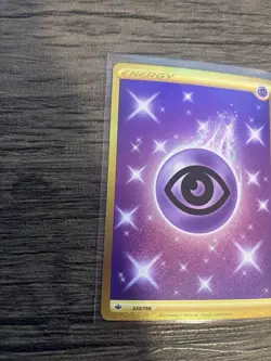 Pokemon Chilling Reign PSYCHIC ENERGY Gold Secret Rare Full Art #232/198 - Image 3