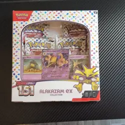 Pokemon Scarlet & Violet 151 Alakazam EX Collection Box Lot of 4 (English) - Image 5
