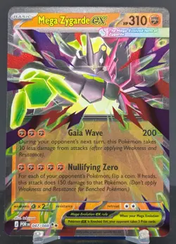 Pokemon Mega Zygarde ex #047/088 English POR Perfect Order Double Rare - Image 1