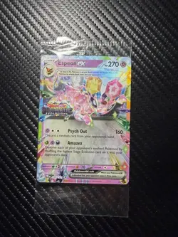 Pokemon Espeon EX Holo stamped Promo 270 HP Prismatic Evolutions 034/131 - Image 1