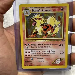 Blaine's Arcanine Holo Rare Gym Challenge 2000 Pokemon Card TCG 1/132 - NM TCG - Image 1
