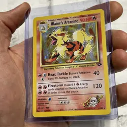 Blaine's Arcanine Holo Rare Gym Challenge 2000 Pokemon Card TCG 1/132 - NM TCG - Image 2