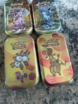 2 x Pokemon 151 Mini Tin New, Sealed + 2 x Prismatic Mini Tin Sealed - 8 packs - Image 3