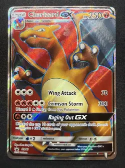 Pokemon Charizard GX SM60 SM Promo Holo 250 HP Stage 2 Wing Attack Crimson Storm - Image 1
