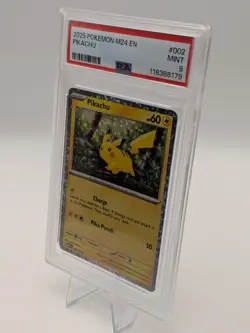 2025 POKEMON M24 EN-MCDONALD'S COLLECTION #002 PIKACHU PSA 9 - Image 2