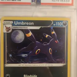 Umbreon SWSH129 🌀 Rare Swirl 🌀 Sword and Shield Promo Holo PSA 9 Pokemon TCG - Image 1