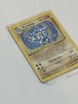 Machamp 1st Edition Holo 8/102 Rare SEALED - Pokemon - Image 5