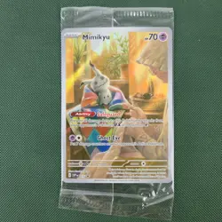 SEALED Mimikyu 075 Sv: Scarlet & Violet Black Star Promo Card Holo Pokemon Card - Image 1