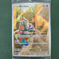 SEALED Mimikyu 075 Sv: Scarlet & Violet Black Star Promo Card Holo Pokemon Card - Image 2
