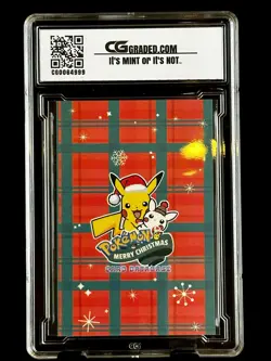 2024 Pokemon CG 10 Pristine POLIWAG Christmas Data TCG XMAS Holiday CGC PSA - Image 2