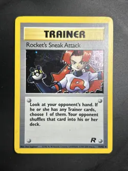 Pokemon TCG Rocket’s Sneak Attack Holo - Team Rocket 16/82 - Image 2