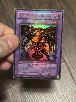 Yugioh Thousand-Eyes Restrict PSV-084 Ultra Rare 1st Ed Heavy Holo Bleed Error - Image 3