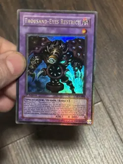 Yugioh Thousand-Eyes Restrict PSV-084 Ultra Rare 1st Ed Heavy Holo Bleed Error - Image 5