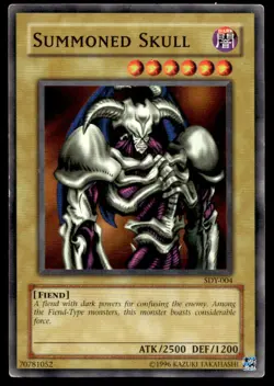 Yu-Gi-Oh TCG Starter Deck: Yugi #SDY-004 Summoned Skull NM - Image 1