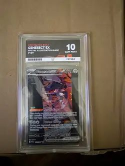 Pokemon Genesect EX TCG Card 169/086 Sir Ace 10, Black Bolt - Image 1