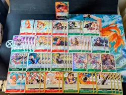 One Piece | Red Green Luffy (OP13) Deck Core (51 Cards) - Image 1